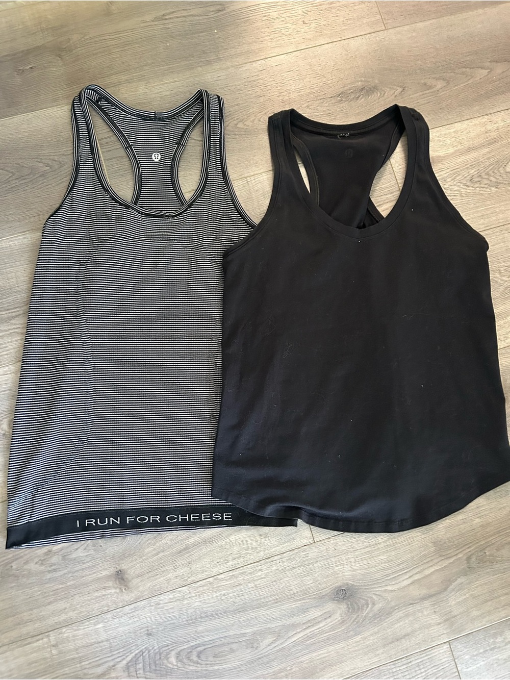 lululemon Black Racerback Workout Tank